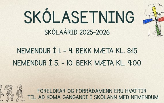 Skólasetning